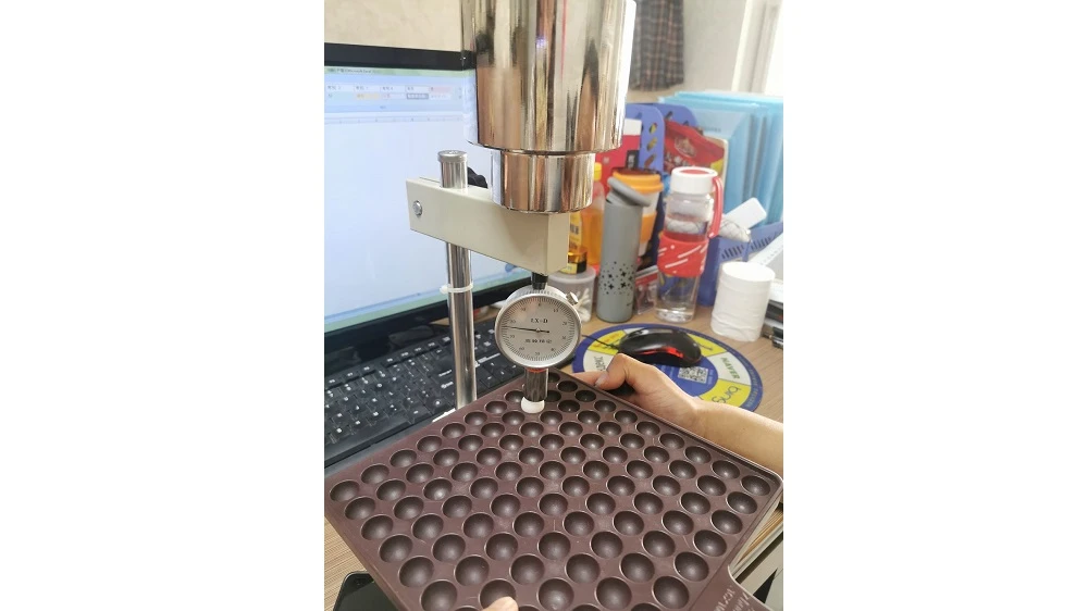POM ball hardness testing